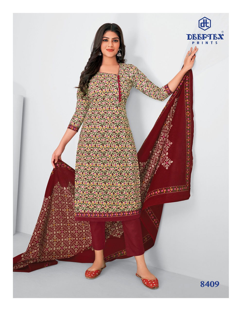 Deeptex Miss India Vol 84 Printed Cotton Dress Material Wholesale Shop In India
